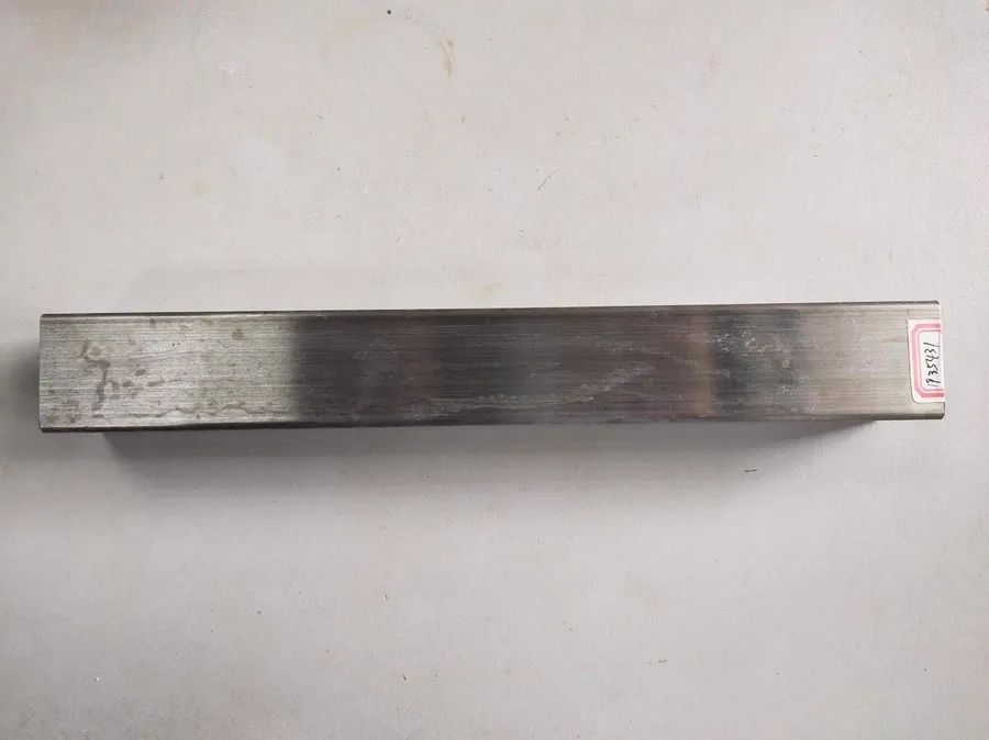 316L stainless square tube after 2,256 hours of CASS salt fog